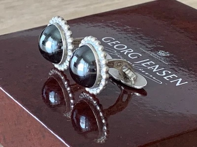 Gemelos GEORG JENSEN 25B modelo hematita Foto 1 de 4
