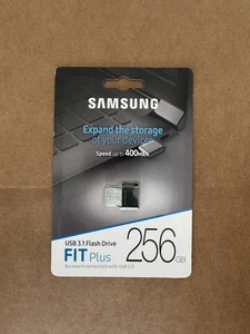 BRAND NEW Samsung FIT Plus 256GB USB Flash Drive - MUF-256AB/AM 256 GB - Afbeelding 1 van 2