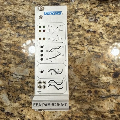 VICKERS EEA-PAM-525-A-11 AMPLIFIER CARD CONTROL BOARD EEAPAM525A11 - Image 1 of 4