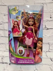 Rare! Brand New Sealed! 2015 DISNEY FAIRIES ROSETTA FASHION TWIST NEW RED PINK - Picture 1 of 6
