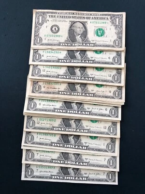 Billete de cumpleaños 1989 $1 (un dólar) a tu elección (1) - aniversario - ver descripción Foto 1 de 4