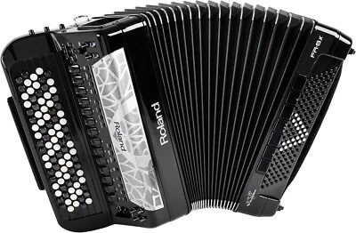 Roland FR-8XB BK Electronic Button Accordion Black Japan - Image 1 of 4
