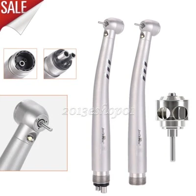 Generador eléctrico LED de fibra óptica dental pieza de mano de alta velocidad 3 pulverizadores de agua 2/4H Foto 1 de 4