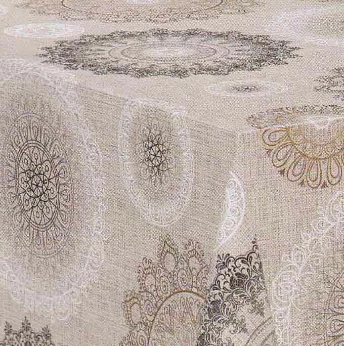 PVC Tischdecke Mandala beige Wachstuch•Eckig • Länge&Breite wählbar• abwaschbar - Bild 1 von 1