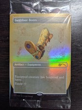 MTG - 1x Swiftfoot Boots Secret Lair Blueprint Foil NM - Sealed
