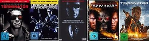 TERMINATOR Complete Collection 1 2 3 4 5 UNCUT Arnold Schwarzenegger DVD Neu - Picture 1 of 6