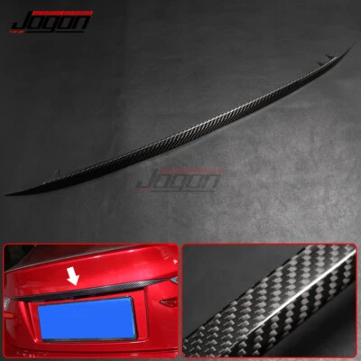 Carbon Fiber Car Rear Trunk Tailgate Lip Trim For Lexus RC200 300 350 RC F SPORT - Imagen 1 de 4