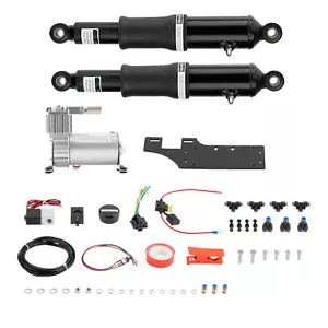 Air Suspension Rear Ride Kit For Harley Touring Road King Street Glide 1994-2020 - Picture 1 of 10