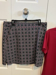 Women’s EP Pro Golf Skirt, Navy And Red Size 14 - Picture 1 of 2