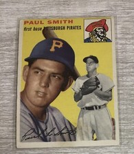 1954 Topps #11 Paul Smith, Pittsburgh Pirates.  Ex/MT Vintage V3-3