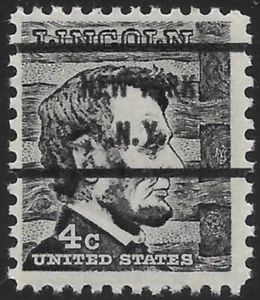 Scott #1282 Untagged MINT NEVER HINGED Single Precanceled "NEW YORK N.Y." - Picture 1 of 1
