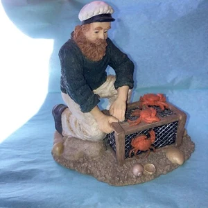 "Crabman" Old Salts Collection 1996 Series Beachcombers Intl Figurine Statue Old - Picture 1 of 16