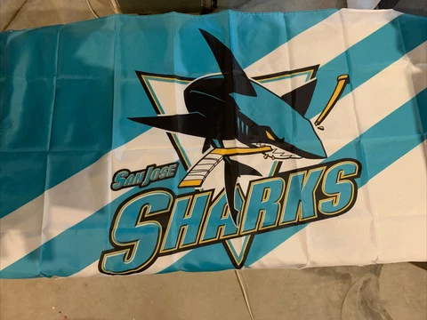 San Jose Sharks Flag 3x5ft Banner Polyester Ice Hockey Stanley Cup 025 Cover