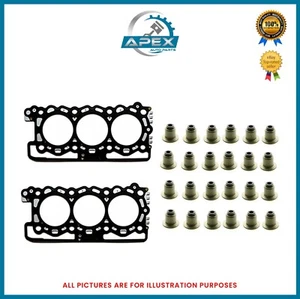 LAND ROVER RANGE ROVER 3.0 306DT DIESEL ENGINE HEAD GASKET + STEM SEAL SET - Picture 1 of 3