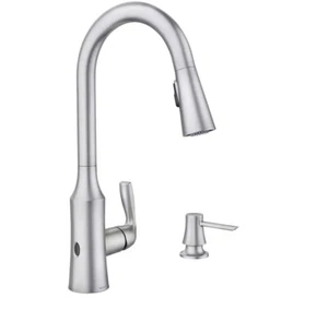 Moen Cadia berührungslose Küchenarmatur herunterziehbar MotionSense Wave 87869EWSRS - Bild 1 von 3