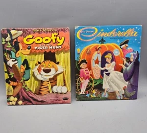 Walt Disney Children Stories Books Goofy And The Tiger Hunt / Cinderella  - Bild 1 von 7