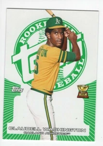 2005 Topps Rookie Cup GREEN CLAUDELL WASHINGTON OAKLAND ATHLETICS 184/199 - Picture 1 of 2