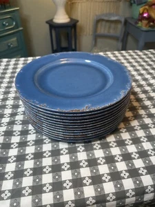 Williams Sonoma Rustic Melamine 12~ 11 Inch Dinner Plates New With Tags - Picture 1 of 6