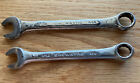 VINTAGE S-K Wayne 2pc SAE Combo WrenchS 3/8 7/16 Made in USA