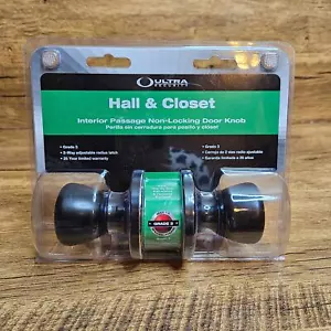 Ultra Security Hall & Closet Interior Passage Non-locking Door Knobs NEW - Picture 1 of 6