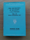 The Sociology of Religion Vol IV: Types of Religous Man - 1969 1st Edit Hardback