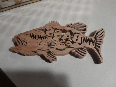 Rompecabezas de peces tridimensionales vintage de madera de Ray Cole. Arte para peces decoración Foto 1 de 4