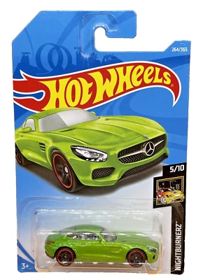 Hot Wheels Nightburnerz | Mercedes AMG GT | 2015 Diecast Sport Car | Suelto Foto 1 de 4