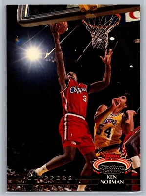 Ken Norman 1992-93 Stadium Club BASKETBALL #48 Los Angeles Clippers - Image 1 of 2