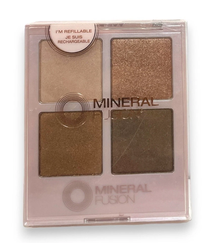 Mineral Fusion Refillable Eyeshadow Palette (4 Shades SOIREE) 0.25oz-New