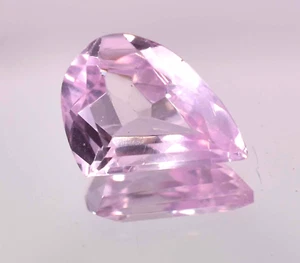 Piedra preciosa suelta de forma elegante de kuncita rosa natural rara de 14,70 quilates - Imagen 1 de 8