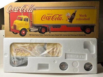 Ertl 1/25 Scale Diecast 1954 GMC Coca Cola Semi with Great Dane Trailer with Box - Image 1 of 4