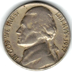D Jefferson 1957 níquel en USTED CALIFICA ~ POR FAVOR VEA EL ESCANEO stk e 2 - Imagen 1 de 4