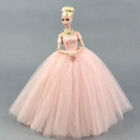 Pink Wedding Dress for 11.5inch Doll Princess Long Gown Doll Clothes 1/6 Toys