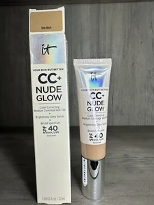 It Cosmetics CC+ Nude Glow Cream Foundation - TAN RICH - Full Size NIB NEW - Picture 1 of 1
