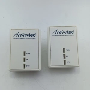 #T) Kit adaptador de red Actiontec Powerline PWR500 500 Mbps - Imagen 1 de 1