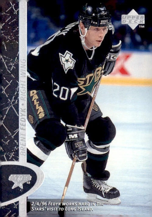 Brent Fedyk #46 1996-97 Upper Deck Dallas Stars - Image 1 of 2