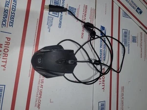 Redragon M908 12400 DPI IMPACT MMO Gaming Mouse w/ 18 Programmable Buttons used - Picture 1 of 5
