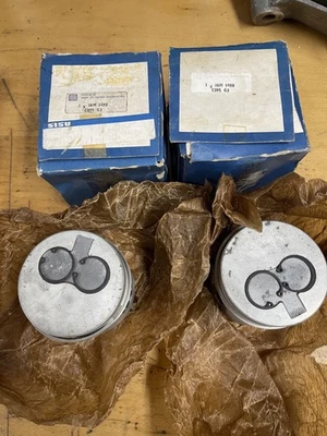 2x JAM1488(1489) - Piston and ring set STD HEPOLITE 19762 AE - Image 1 of 4