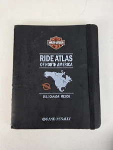 HARLEY DAVIDSON RIDE ATLAS OF NORTH AMERICA By Rand Mcnally 2006 1st Edition  - Imagen 1 de 10