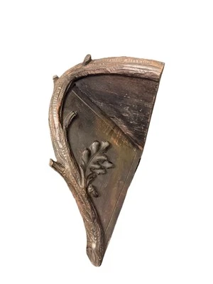 Antique Wooden Carved Black Forest Corner Console Bauernstube - Image 1 of 4