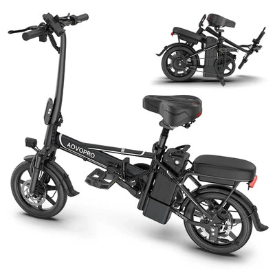 AOVOPRO EB60B Adult Ebike 500W Foldable 48V 10.5AH Electric Bicycle 22MPH 28Mile - Image 1 of 4
