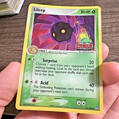 Lileep 52/108 Reverse Holo EX Power Keepers Pokemon Card - Image 1 of 4
