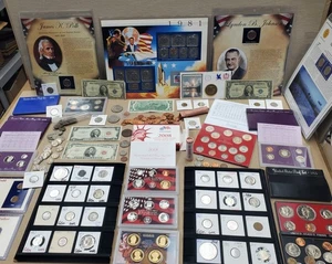 Huge Estate Coin Lot, Silver Coins + Proof Sets + KENNEDY + Lincoln Cents + MORE - Picture 1 of 24