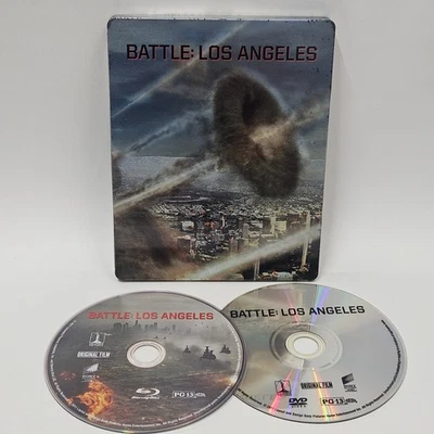 Battle: Los Angeles (2011) Blu-ray & DVD 2-Disc Set Sci-Fi Action VG+ Used - Image 1 of 3