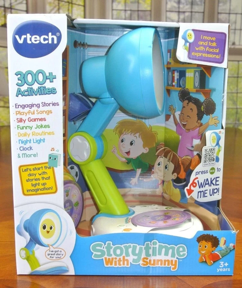 Storytime with Sunny Vtech Toy Talking Lamp Toy Stories Games Night Light Clock - Image 1 of 1