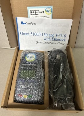 VeriFone OMNI 5100 Vx510 Credit Card Terminal Open Box - Image 1 of 4