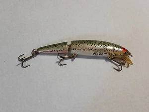 VINTAGE BOMBER Jointed LONG A 15 J TROUT 3/8 oz RAINBOW SCREWTAIL SALMON - Picture 1 of 9