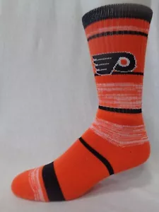 Philadelphia Flyers RMC Streifen orange Crew Sportsocken Large - Bild 1 von 1