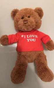 Gund I love you t-shirt Bear Plush Stuffed Animal -New Without Tags - Picture 1 of 12