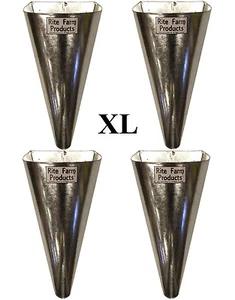 4 PACK-EXTRA LARGE- RESTRAINING KILLING KILL PROCESSING CONES FOR POULTRY TURKEY - Picture 1 of 4